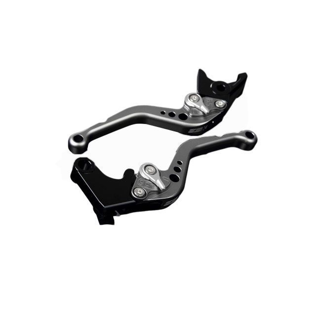 SPEEDRA YZF-R6 アルミビレットアジャストレバーセット スタンダードショート（レバー本体：マットチタン） アジャスター マットシルバー …