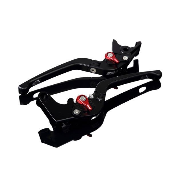 SPEEDRA CBR600F CB600F アルミビレットアジャストレバーセット 3D可倒式（レバー本体：マットブラック） アジャスター マットレ…