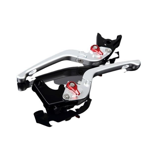 SPEEDRA FJR1300 XT1200Z アルミビレットアジャストレバーセット 3D可倒式（レバー本体：マットシルバー） アジャスター マット…