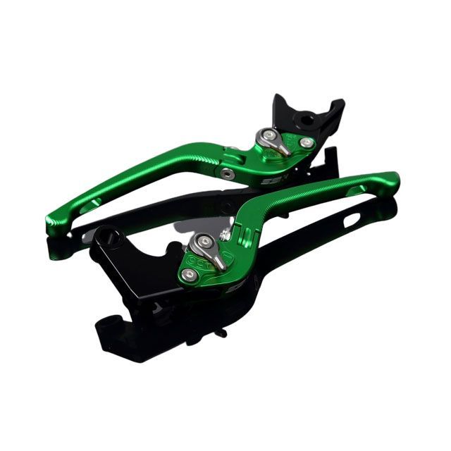 SPEEDRA YZF-R1 アルミビレットアジャストレバーセット 3D可倒式（レバー本体：マットグリーン） アジャスター マットチタン SPEED…