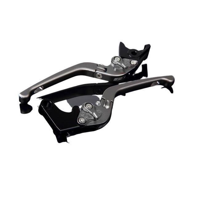 SPEEDRA YZF-R1 アルミビレットアジャストレバーセット 3D可倒式（レバー本体：マットチタン） アジャスター マットチタン SPEEDRA