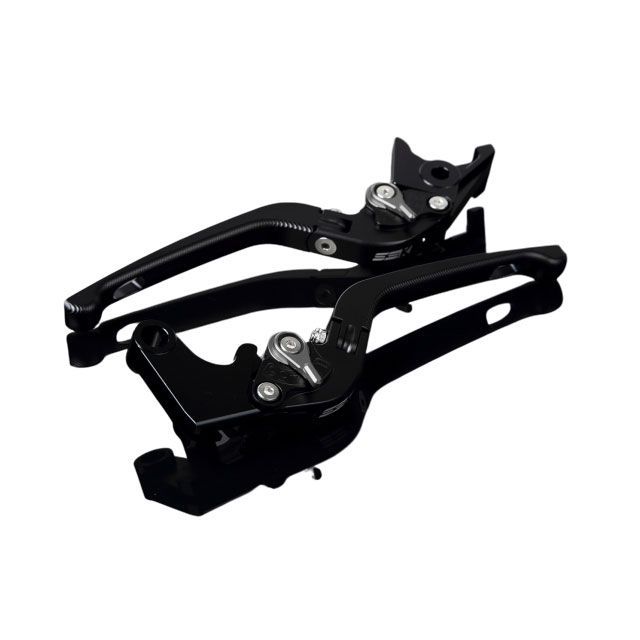 SPEEDRA アルミビレットアジャストレバーセット 3D可倒式（レバー本体：マットブラック） アジャスター マットチタン SPEEDRA