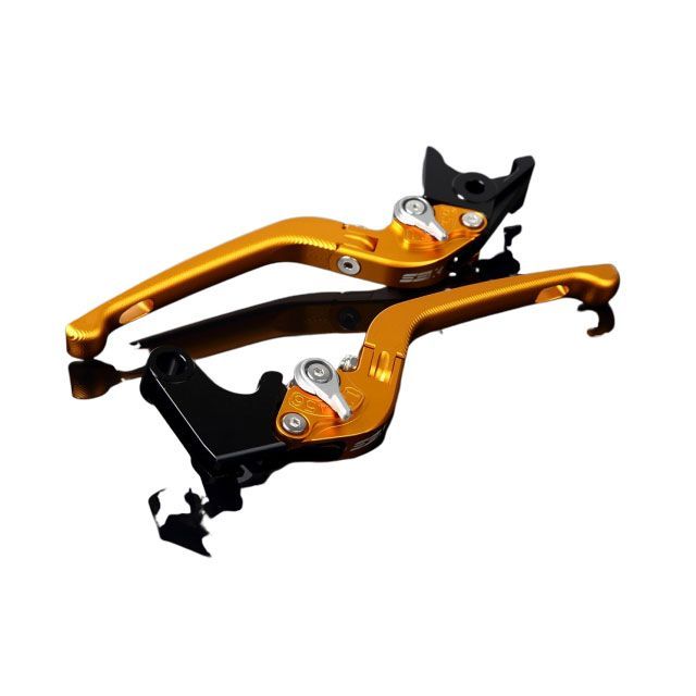 SPEEDRA アルミビレットアジャストレバーセット 3D可倒式（レバー本体：マットゴールド） アジャスター マットシルバー SPEEDRA