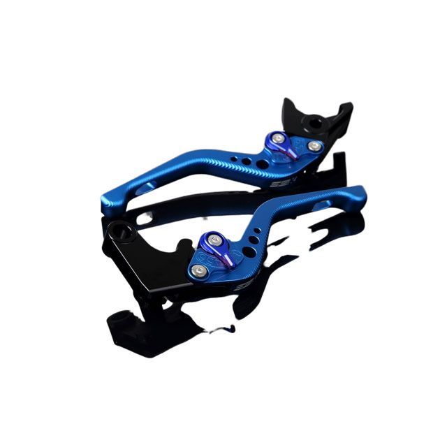 SPEEDRA YZF-R1 アルミビレットアジャストレバーセット 3Dショート（レバー本体：マットブルー） アジャスター マットブルー SPEED…