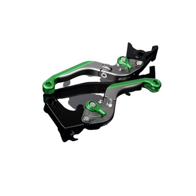 SPEEDRA アルミビレットアジャストレバーセット 可倒延長式（レバー本体：マットチタン） アジャスター マットグリーン エクステンション マット…の通販は