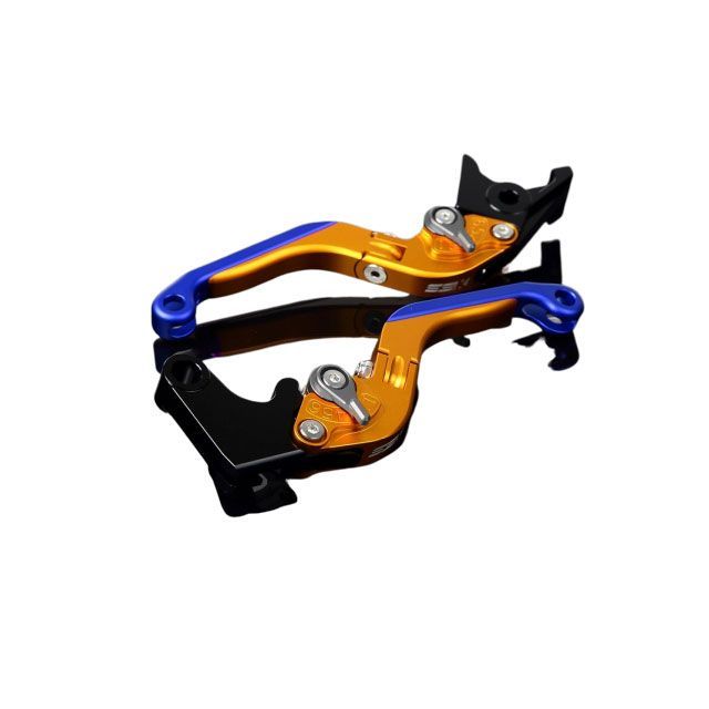 SPEEDRA アルミビレットアジャストレバーセット 可倒延長式（レバー本体：マットゴールド） アジャスター マットチタン エクステンション マット…