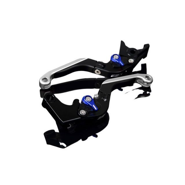SPEEDRA YZF-R1 アルミビレットアジャストレバーセット 可倒延長式（レバー本体：マットブラック） アジャスター マットブルー エクステン…の通販は