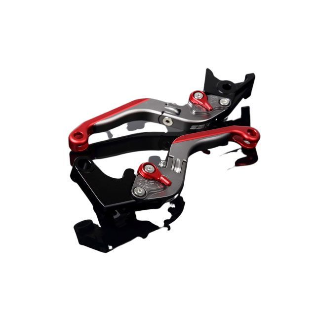 SPEEDRA アルミビレットアジャストレバーセット 可倒延長式（レバー本体：マットチタン） アジャスター マットレッド エクステンション マットレ…の通販は 11,488円