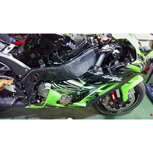 クレバーウルフ ZX-10R フレームカバー（カーボン綾織） CLEVERWOLF_1