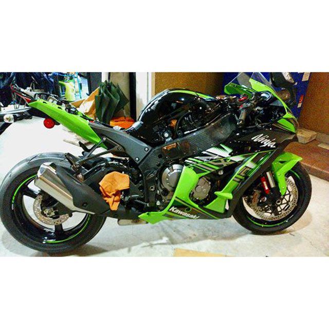 クレバーウルフ ZX-10R フレームカバー（カーボン綾織） CLEVERWOLF_2