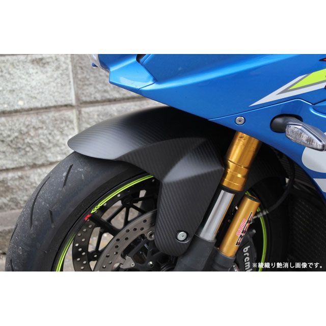 SPEEDRA GSX-R1000/R フロントフェンダー ドライカーボン 仕様 綾織り艶あり SPEEDRA バイク