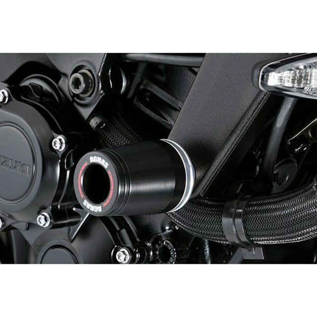 アグラス GSX-S1000 KATANA レーシングスライダー 3点セット フレームφ50＋ジェネレーターC カラー ジュラコン/ブラック タイプ…_1