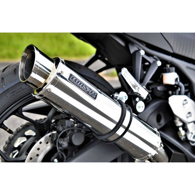 BMS YZF R-3 R-EVO2 スリップオンマフラー ステンレス 政府認証
