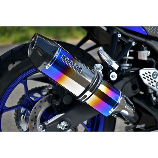 BMS YZF R-25 CORSA-EVO II スリップオンマフラー ヒートチタン 政府認証 BMS RACING FACTORY