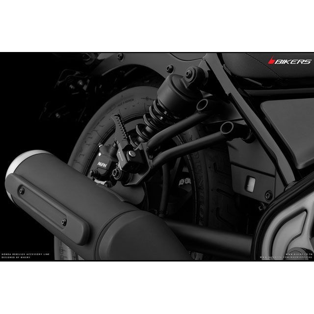 バイカーズ H0419 RRフットレスト カラー ブラック BIKERS