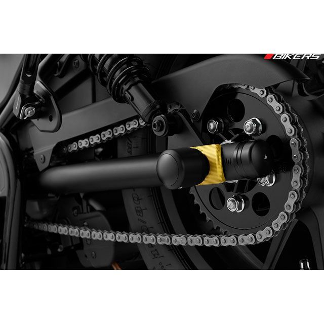 バイカーズ Rebel250 Rebel500 H0440 チェーンアジャスタープレート カラー ライトゴールド BIKERS