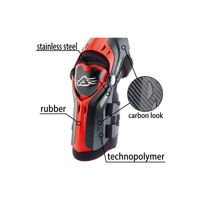 アチェルビス AC-22114 GORILLA ニーガード ACERBIS バイク プロテクター