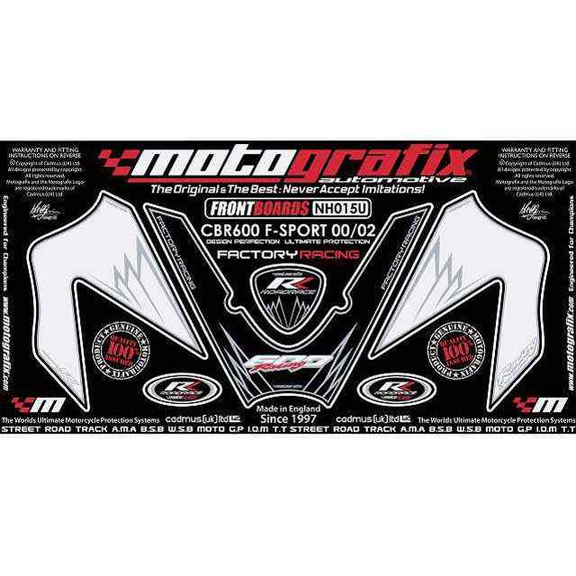 モトグラフィックス CBR600 F-Sport NH015U ボディパッド Front ホンダ MOTOGRAFIX バイク