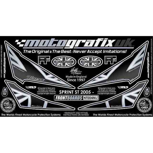 モトグラフィックス Sprint ST ボディパッド Front トライアンフ タイプ NT004MJ MOTOGRAFIX バイク