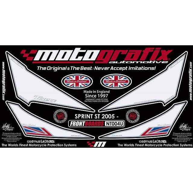 モトグラフィックス Sprint ST ボディパッド Front トライアンフ タイプ NT004U MOTOGRAFIX バイク