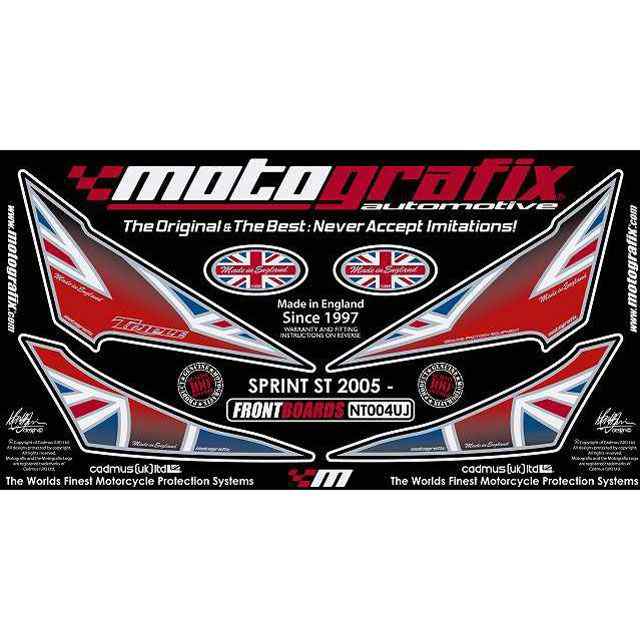 モトグラフィックス Sprint ST ボディパッド Front トライアンフ タイプ NT004UJ MOTOGRAFIX バイク