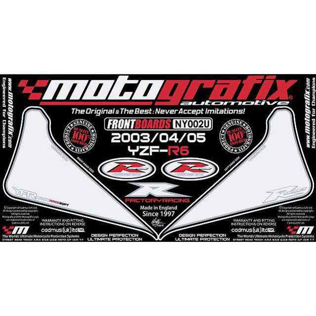 モトグラフィックス YZF-R6 NY002U ボディパッド Front ヤマハ MOTOGRAFIX バイク