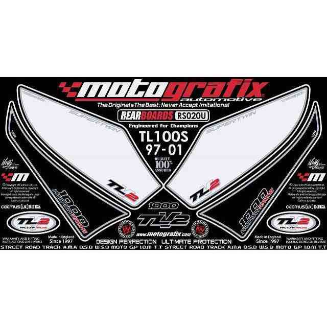 モトグラフィックス TL1000S RS020U ボディパッド Rear スズキ MOTOGRAFIX バイク