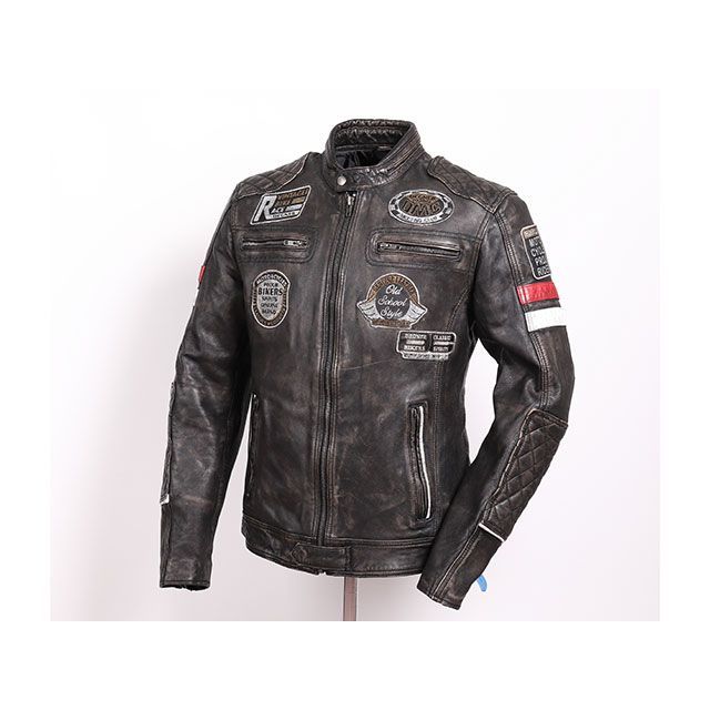 デグナー 2019-2020秋冬モデル 19WJ-13 ワックスシープレザージャケット（ブラック） サイズ L DEGNER