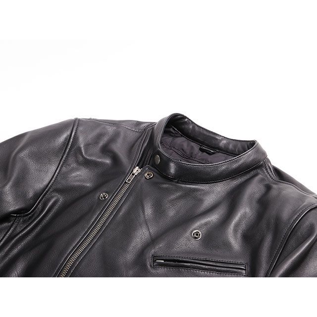 デグナー 2019-2020秋冬モデル 19WJ-14 カウレザーダブルジャケット（ブラック） サイズ 2XL DEGNER_3