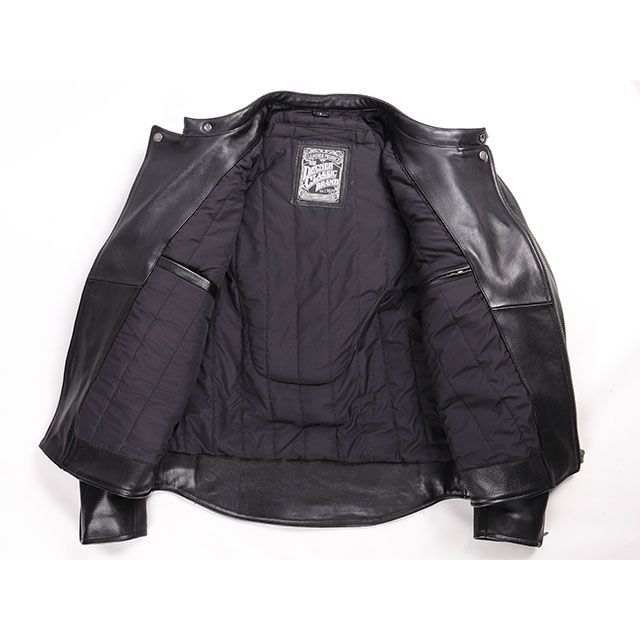 デグナー 2019-2020秋冬モデル 19WJ-14 カウレザーダブルジャケット（ブラック） サイズ 2XL DEGNER_7