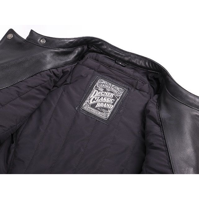 デグナー 2019-2020秋冬モデル 19WJ-14 カウレザーダブルジャケット（ブラック） サイズ 2XL DEGNER_8