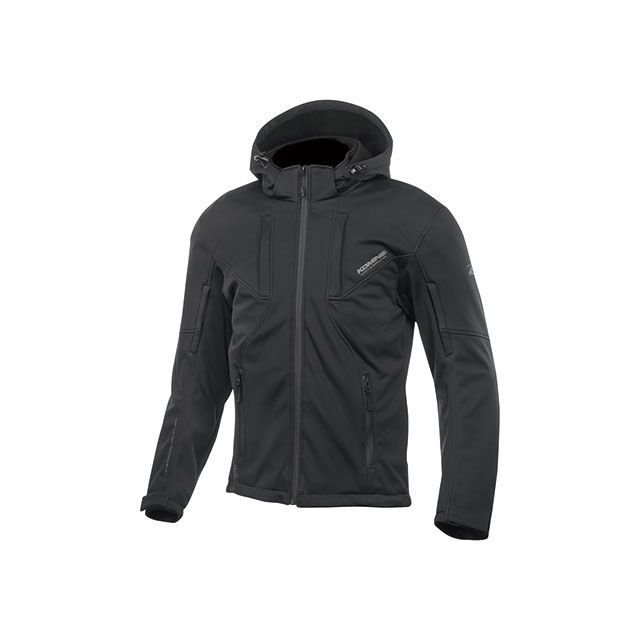 コミネ 2019-2020秋冬モデル JK-602 プロテクト ソフトシェルシステムパーカー（ブラック） サイズ M KOMINE