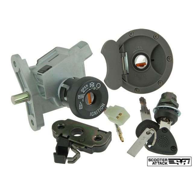 ステージ6 AEROX50 MBK・NITRO50 Lock set Motoforce for AEROX 1999 STAGE6 バイクの通販は電装
