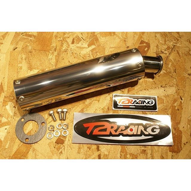 T2レーシング NSR250 ステンレスサイレンサー 正三角形 ステッカー 長方形タイプ T2Racing バイクの通販は