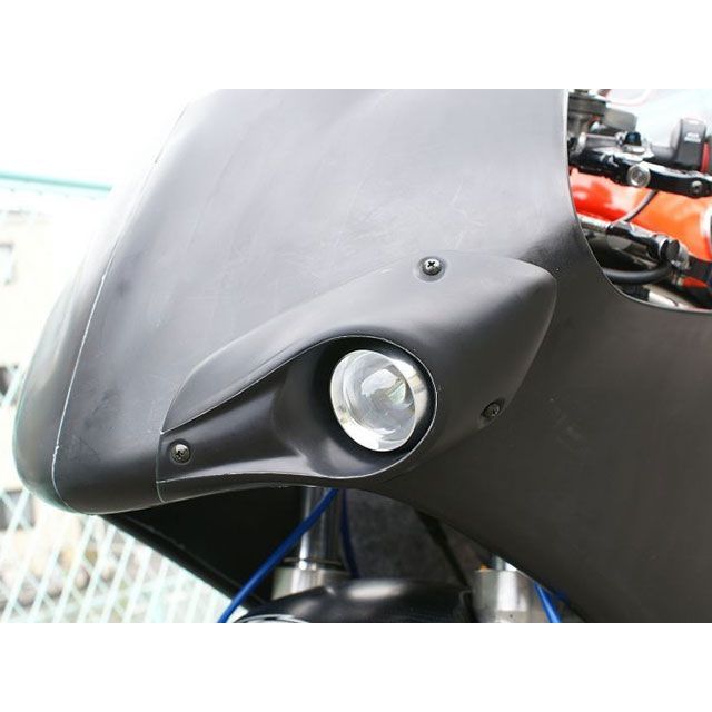 T2レーシング NSR250 フルカウル TYPE-1（復刻） ストリート黒ゲル＋ライトカーボン スクリーン スクリーンタイプ1 アッパーカウルステ…_9
