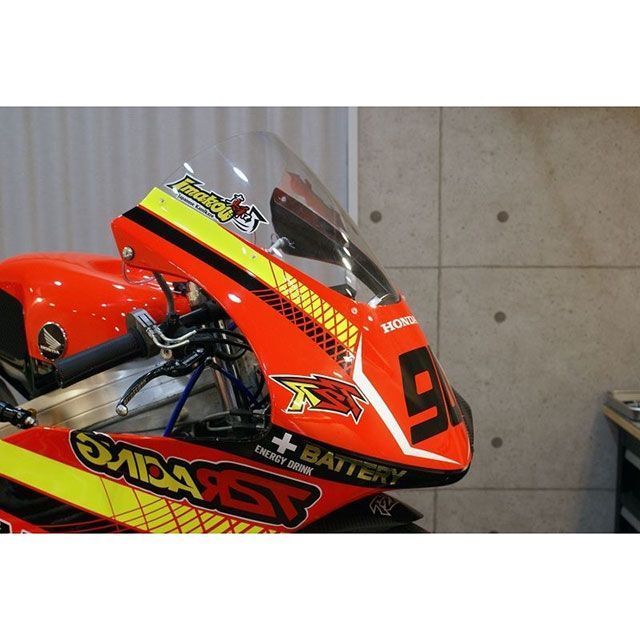 T2レーシング NSR250 フルカウル TYPE-1（復刻） ストリート黒ゲル＋ライトカーボン スクリーン ダブルバブルスクリーンタイプ2 アッパ…_4