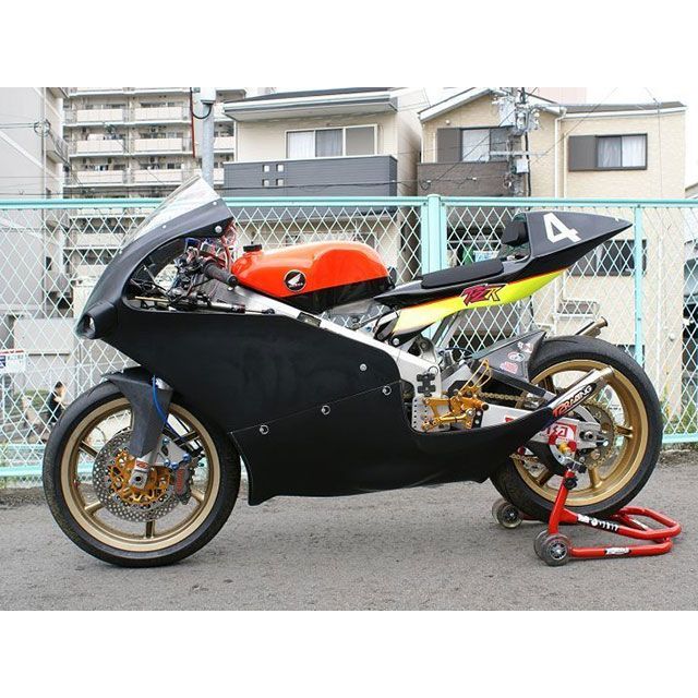 T2レーシング NSR250 フルカウル TYPE-1（復刻） ストリート黒ゲル＋ライトカーボン スクリーン ダブルバブルスクリーンタイプ2 アッパ…_8