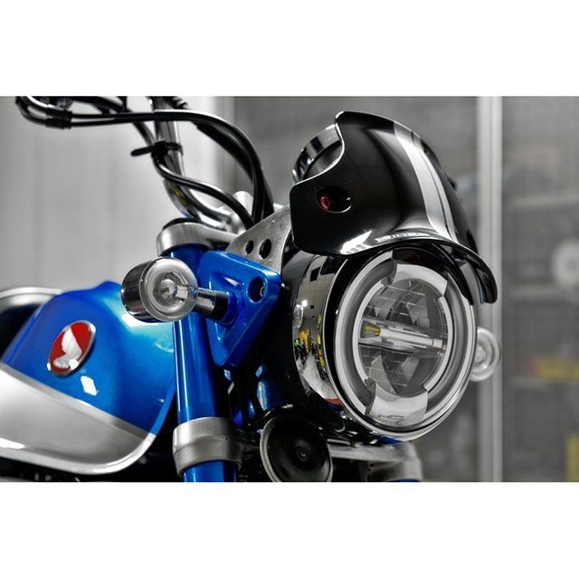 リデア MONKEY125 ウィンドスクリーン スクリーン本体 ダークスモーク/ブルー RIDEA バイクの通販は