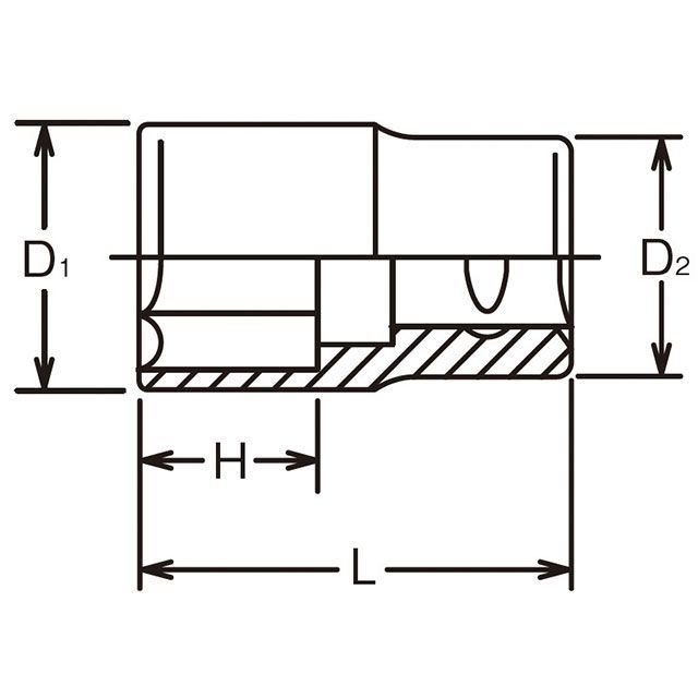 コーケン 6400A-3 3/4SQ 6角ソケット インチサイズ 3” Ko-ken_1