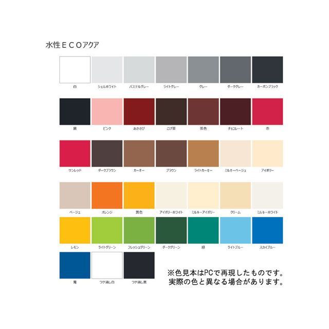 サンデーペイント 水性ECOアクア 黒 3L sundaypaint