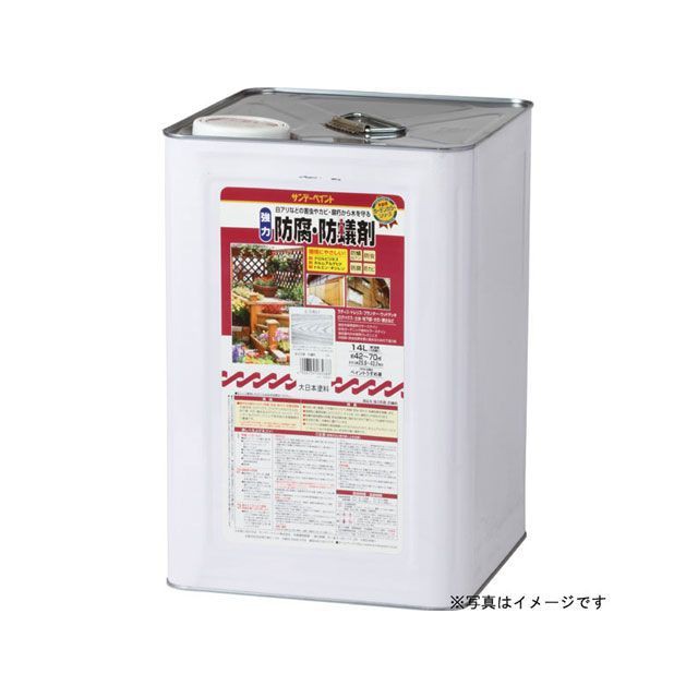 サンデーペイント 強力防腐防蟻剤 オレンジ 14L sundaypaint 日用品