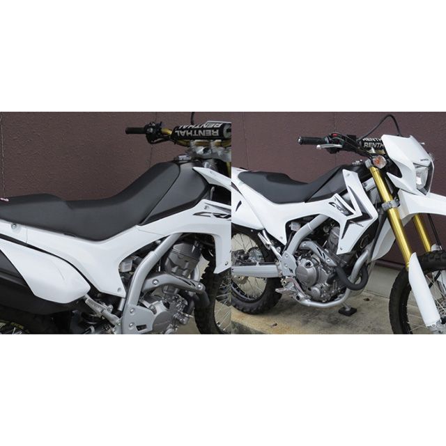 スパイラル CRF250L/M/Rally コンプリートシート ステップ（ブラック） SPIRAL バイクの通販は