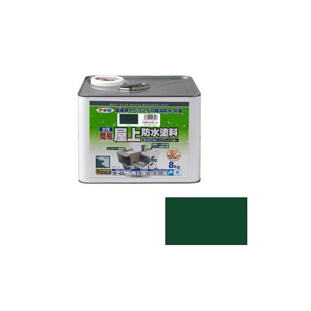 アサヒペン 水性簡易屋上防水塗料 8kg（グリーン） asahipen 日用品 7,956円