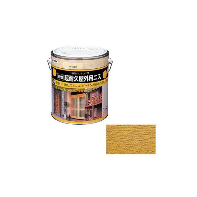 アサヒペン 超耐久屋外用ニス 1.8L（透明（クリヤ）） asahipen 日用品 6,644円