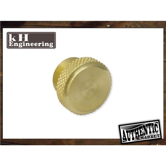 ガッツクローム 4速トランスミッション 4速ショベルT/M用 ブラスフィラープラグ ローレット GUTS CHROME バイクの通販は 6,349円