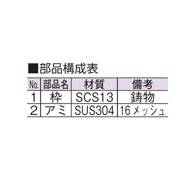 アウス ステンレス製防虫目皿（内ネジ） AWES_1