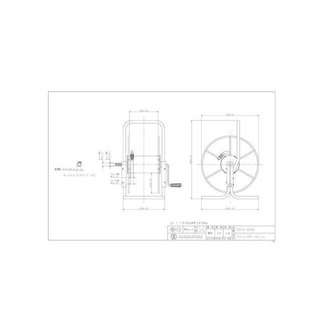 カクダイ 553-030 ステンレスホースリール kakudai 日用品