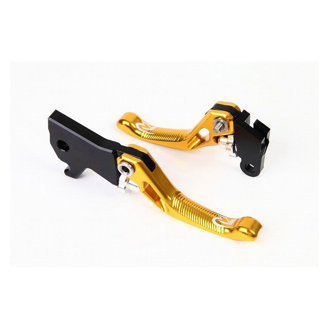 リデア PCX125 PCX150 3Dショートノブアジャストブレーキレバー 左右セット（ゴールド） RIDEA バイクの通販は