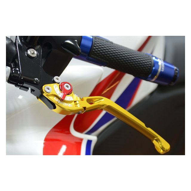 正規品／リデア 可倒式アジャストブレーキレバー（レッド） アジャスト：ブラック RIDEA バイク リデア 可倒式アジャストブレーキレバー（チタン） アジャスト レッド