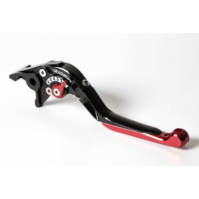 リデア 可倒スライド延長式アジャストブレーキレバー（ブラック） アジャスト チタン エクステンション チタン RIDEA バイクの通販は